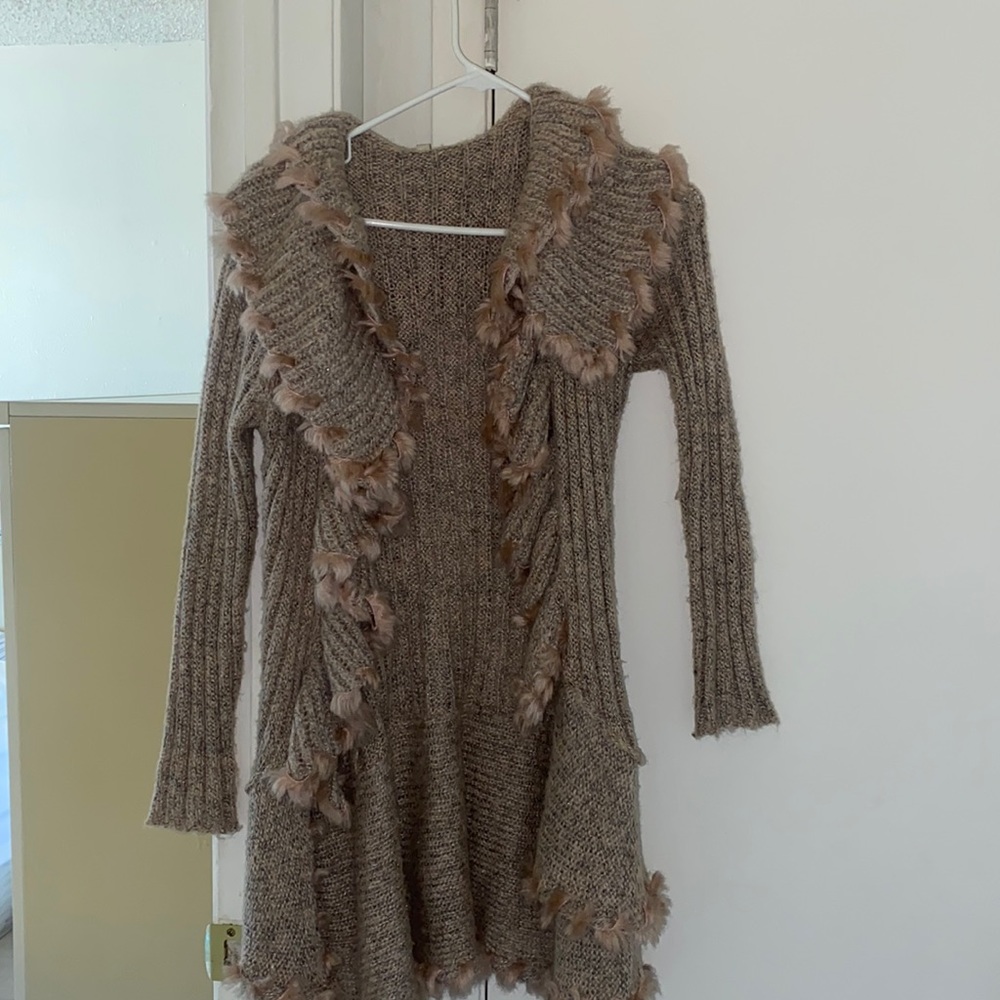 Pink long Cardigan